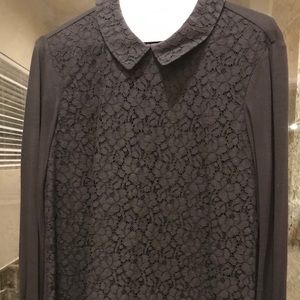 Authentic Tory Burch sweater with lace front